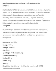 Menzi Markklößchen verfeinert mit Majoran 125g