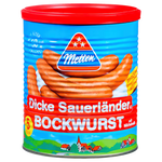 Produktbild anzeigen: 6x Metten Dicke Sauerländer Bockwurst 5x80g (2400g)