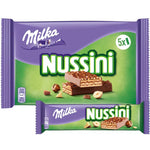 Produktbild anzeigen: 16x Milka Nussini Haselnuss mit 5 Riegel a 31,5g (16x157,5g)