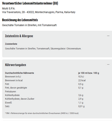 6x Mutti Filetti Tomatenfilets 400g (6x400g)