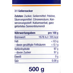 14x Sweet Family Nordzucker Gelierzucker 3:1 500g (14x500g)