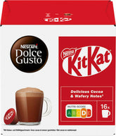 Nescafe Dolce Gusto KitKat Kapseln mit Kakao und Waffelgeschmack 256g