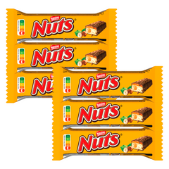 6x NESTLÉ NUTS Schokoriegel (6x42g)