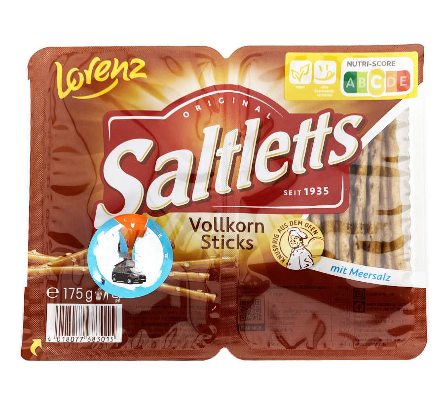 Saltletts Sticks Vollkorn 175g