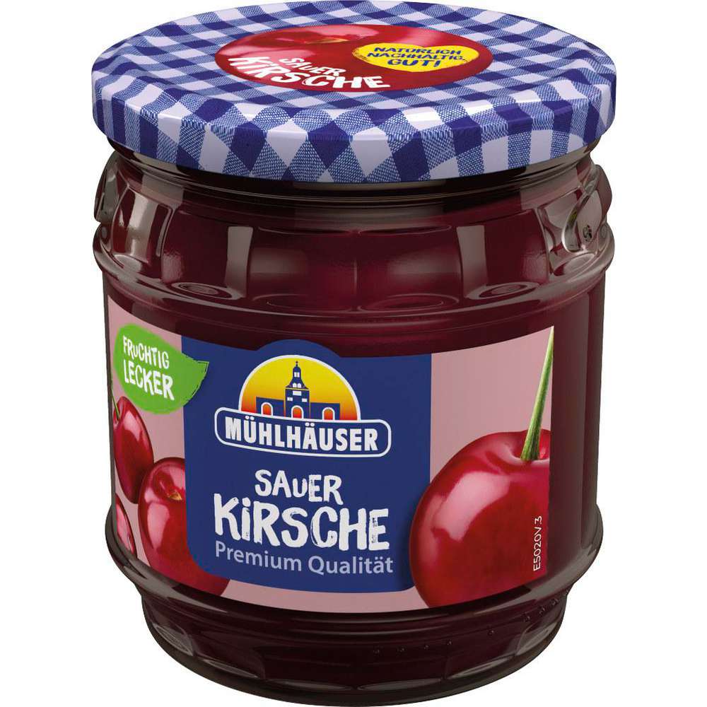 Mühlhäuser Sauerkirschkonfitüre Extra 50%Frucht 450g