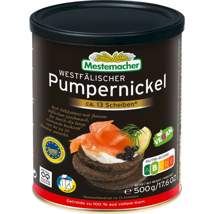Mestemacher (Westfälischer Pumpernickel) in der Dose 500g