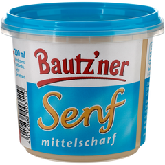Bautzner mittelscharfer Senf 200ml