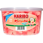 Produktbild anzeigen: Haribo Fruchtgummi Pfirsiche White-Peach 1,2kg