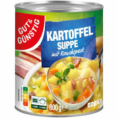 Gut&Günstig Kartoffelsuppe mit Rauchspeck 800g