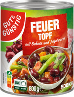 Produktbild anzeigen: Gut&Günstig Feuertopf Bohneneintopf mit Fleischwurst 800g