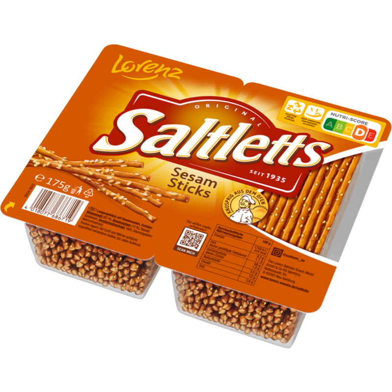 Saltletts Sticks Sesam 175g