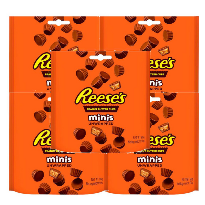 5x Reese´s Erdnussbutter Cup Minis 90g (5x90g)