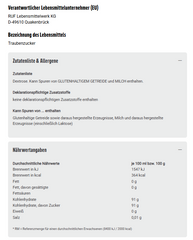 9x RUF Traubenzucker 400g (9x400g)
