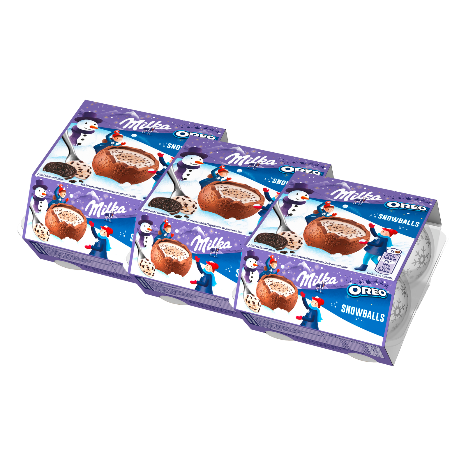 Milka Snow Balls Oreo – 3 x 112 g (336 g)