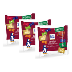 Ritter Sport Bunter Weihnachtsmix – 3 x 195 g (585 g)