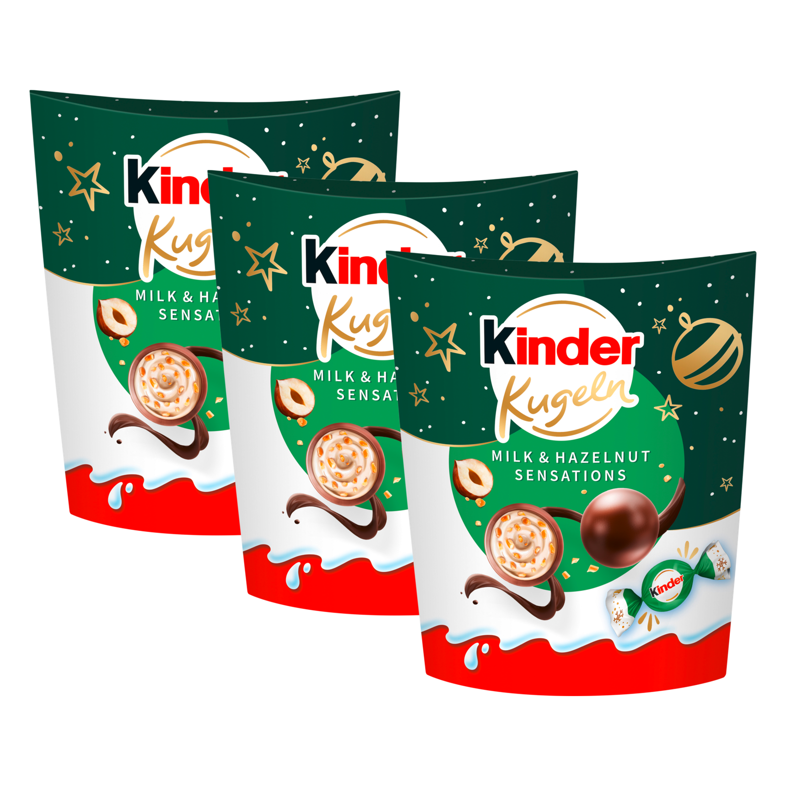 Kinder Kugeln Milk & Hazelnut Sensation – 3 x 90 g (270 g)