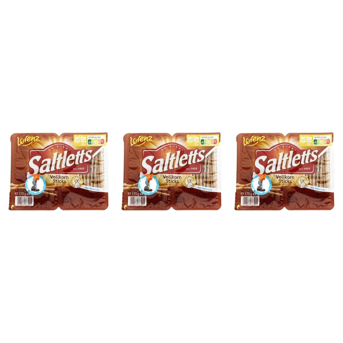 Saltletts Sticks Vollkorn – 3 x 175 g (525 g)