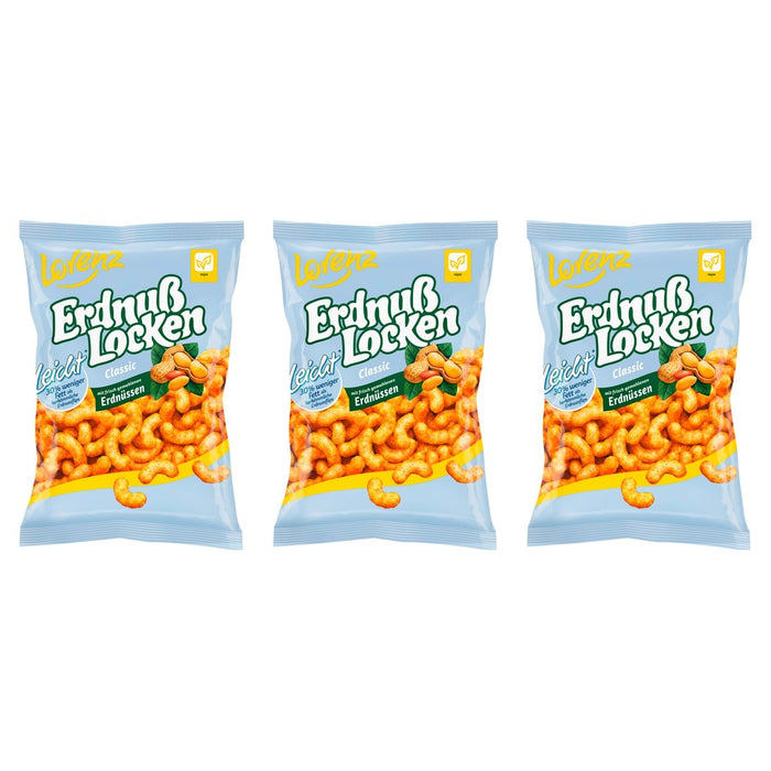 Erdnußlocken leicht – 3 x 150 g (450 g)