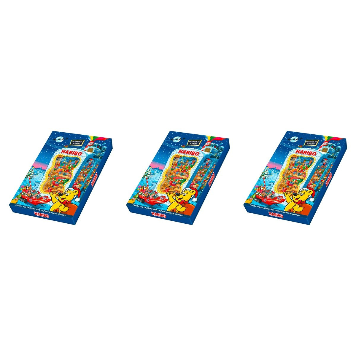 Haribo Adventskalender – 3 x 300 g (900 g)
