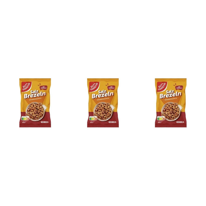 Gut&Günstig Salzbrezeln – 3 x 250 g (750 g)