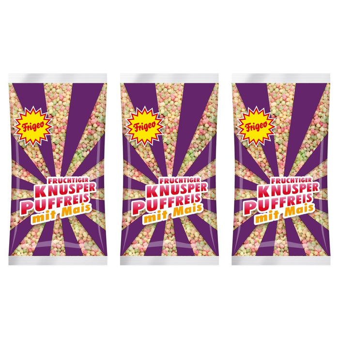 Frigeo Knusper-Puffreis – 3 x 80 g (240 g)