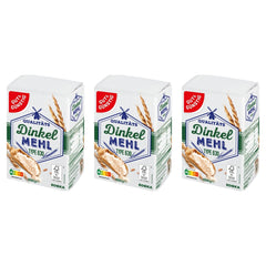 Gut&Günstig Dinkelmehl Type 630 – 3 x 1000 g (3000 g)