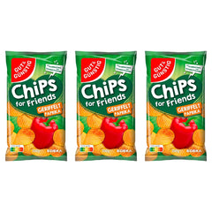 Gut&Günstig Riffelchips Paprika – 3 x 200 g (600 g)