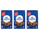 Produktbild anzeigen: GUT&GÜNSTIG Mini Schokoladen Lebkuchen Herzen Sterne Brezel Vollmilch – 3 x 400 g (1200 g)
