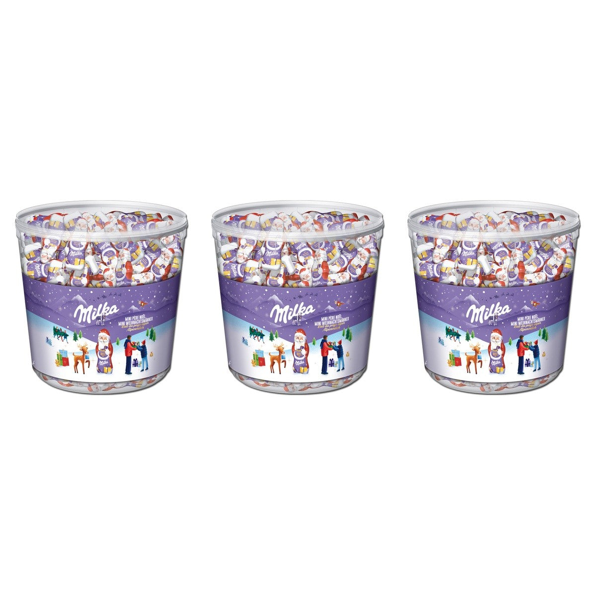 Milka Schoko Mini Weihnachtsmann – 3 x 1540 g (4620 g)