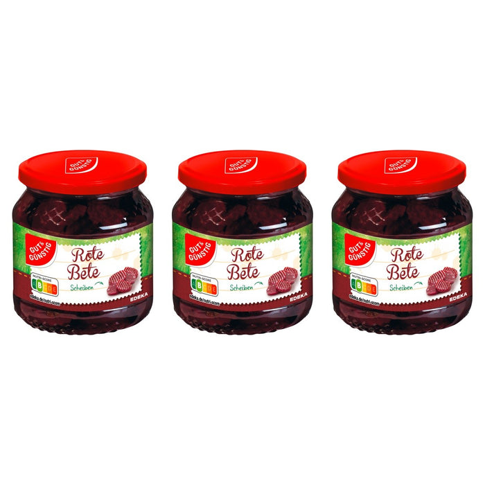 Gut&Günstig Rote Bete Scheiben – 3 x 670 g (2010 g)