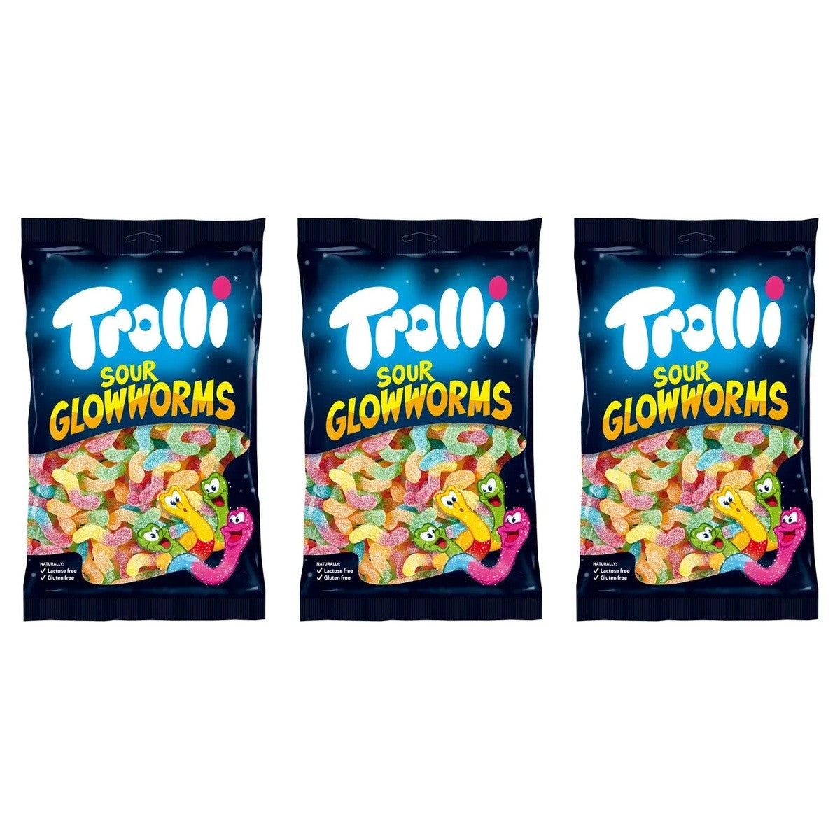 Trolli Glühwürmchen – 3 x 1000 g (3000 g)