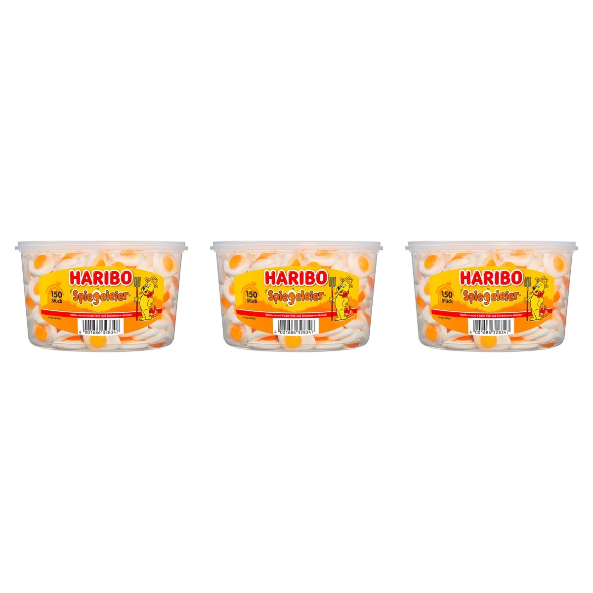 Haribo Spiegeleier 150ST – 3 x 975 g (2925 g)