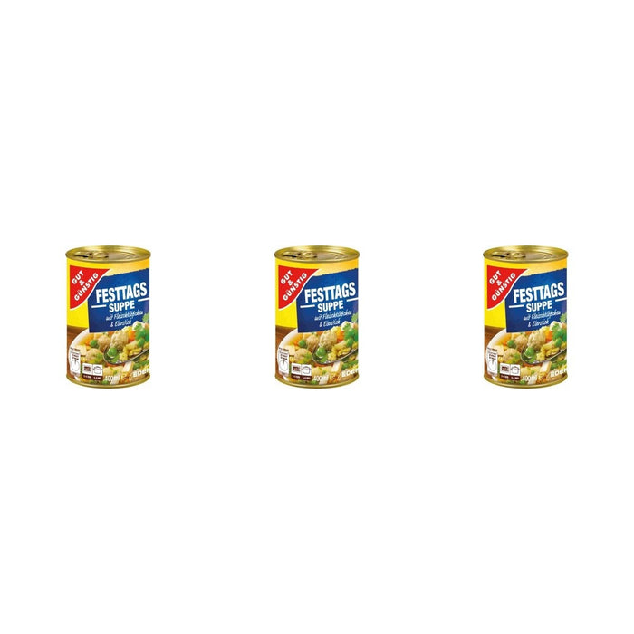 Gut&Günstig Festtagssuppe – 3 x 400 ml (1200 ml)