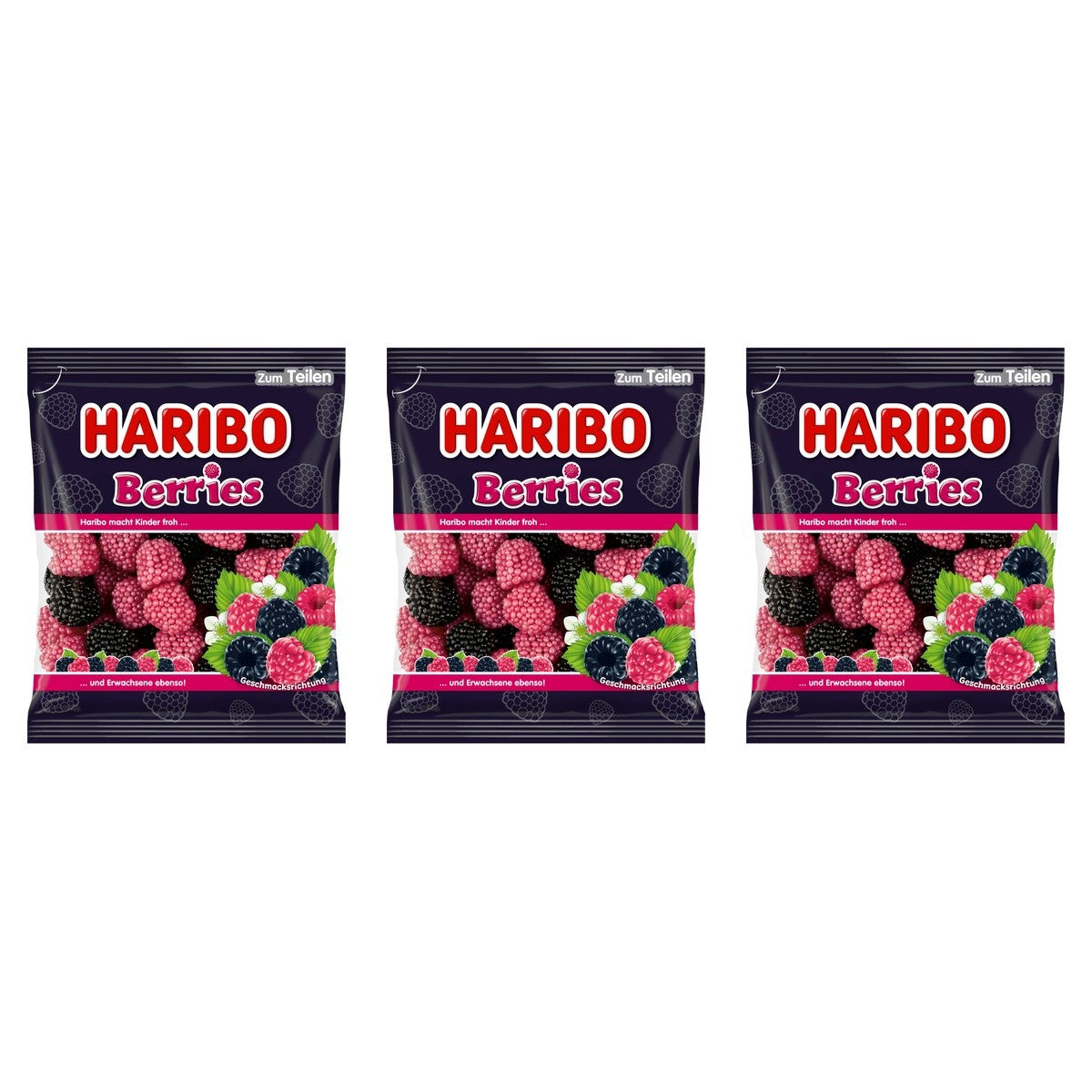 Haribo Berries – 3 x 175 g (525 g)