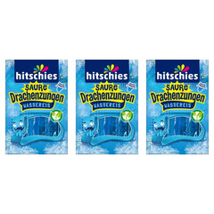 Hitschies Saure Drachenzungen Wassereis blau – 3 x 400 ml (1200 ml)