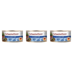 Dreistern Schweinefleisch im eigenen Saft – 3 x 400 g (1200 g)