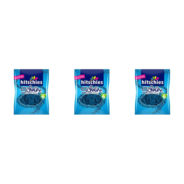 Hitschies Schnüre blau – 3 x 125 g (375 g)
