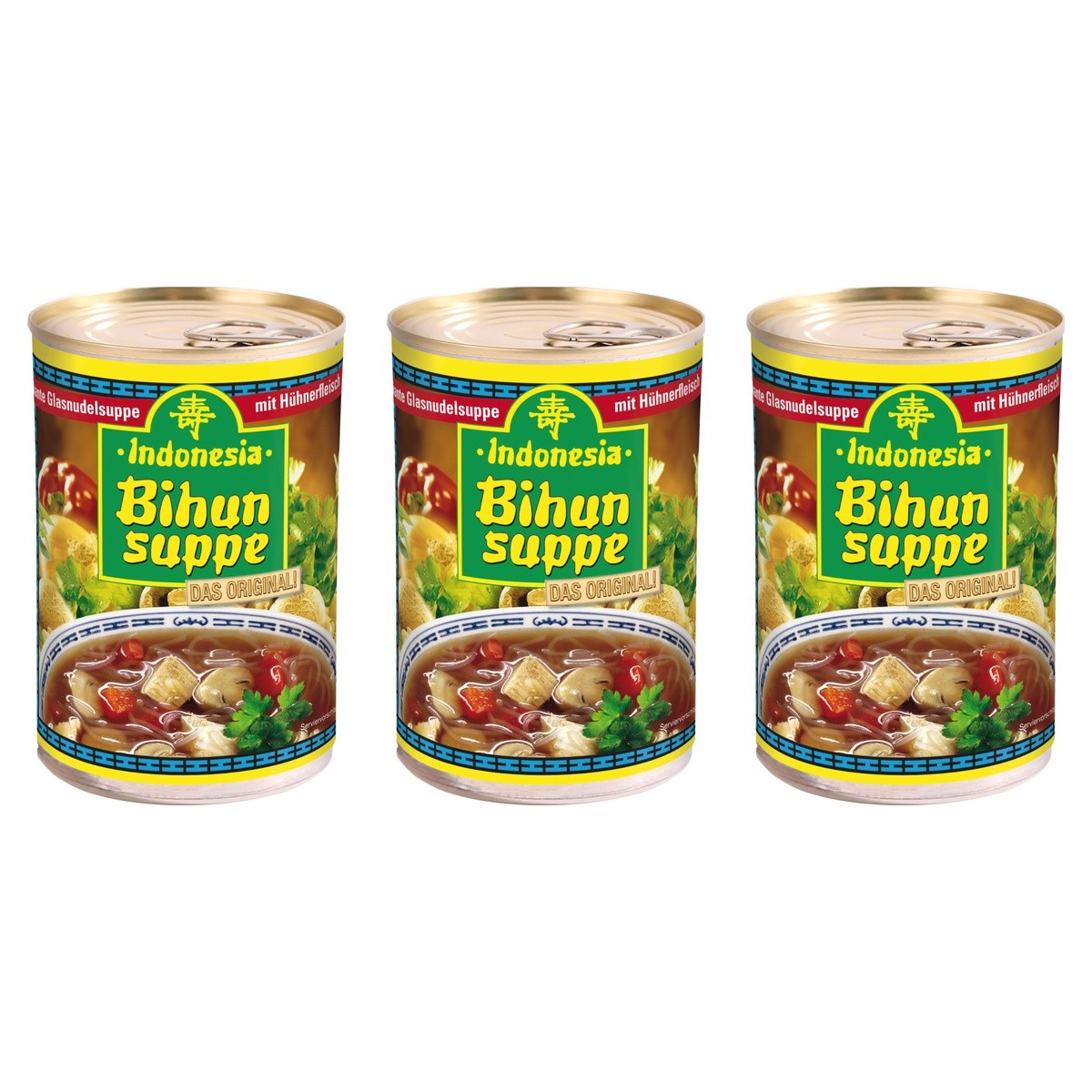 Indonesia Bihunsuppe – 3 x 390 ml (1170 ml)