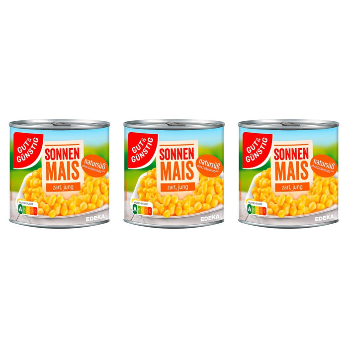 Gut&Günstig Sonnenmais – 3 x 330 g (990 g)