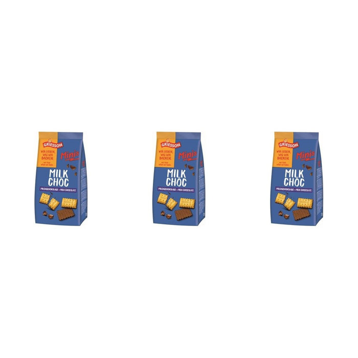 Griesson Minis Schoko Kekse – 3 x 125 g (375 g)