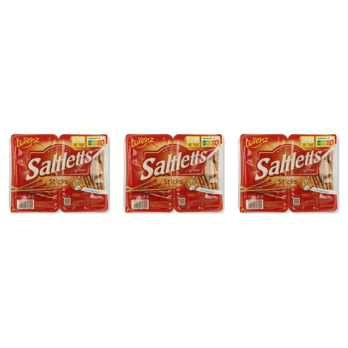 Saltletts Sticks Classic – 3 x 250 g (750 g)