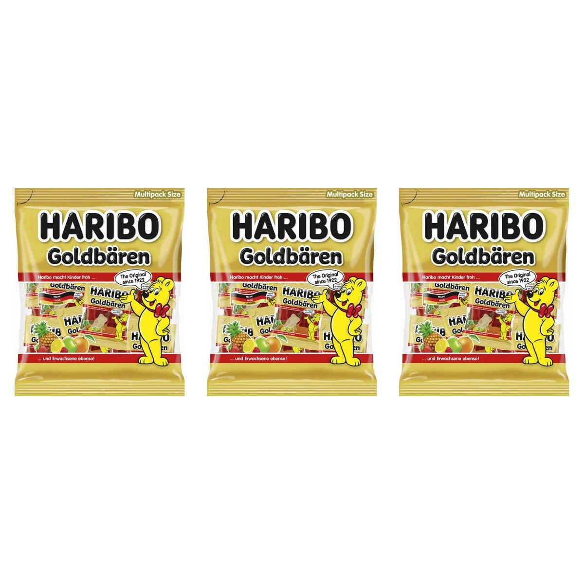 Haribo Goldbären-Mini – 3 x 250 g (750 g)