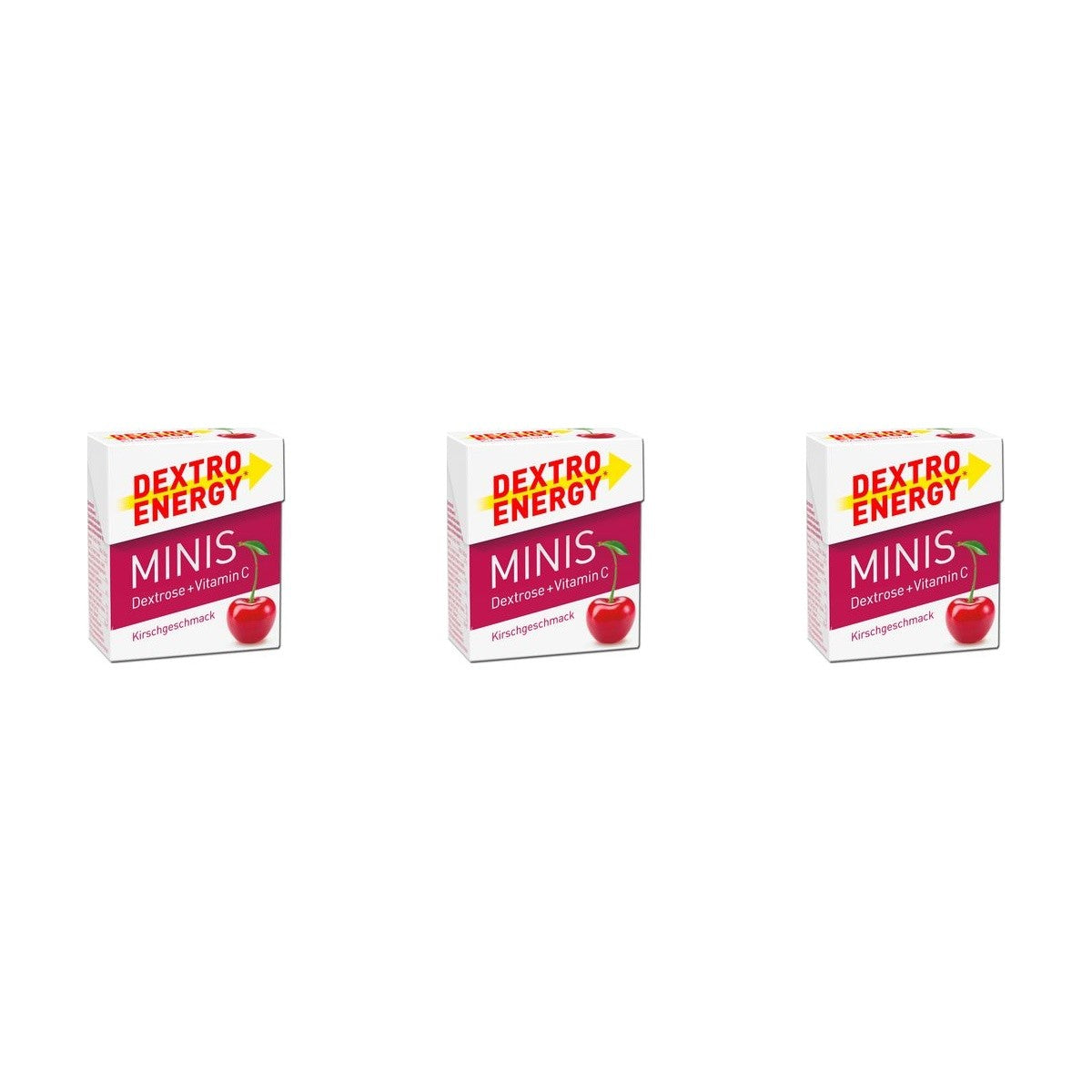Dextro Energy Minis Kirsche – 3 x 50 g (150 g)