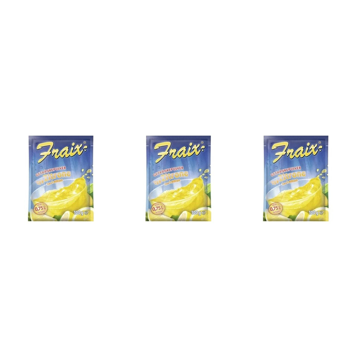 Fraix Getränkepulver Typ Zitrone – 3 x 100 g (300 g)