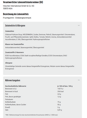 Hitschies Erdbeer-Schnüre 125g