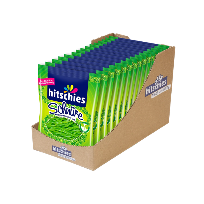 15x Hitschies Schnüre Apfel 15x125g (1875g)