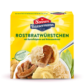 Sonnen Bassermann Rostbratwürstchen mit Kartoffelpüree und Weinsauerkraut 480g
