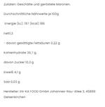 Produktbild anzeigen: 8x Titiz Geröstete Maronen 125 g Maronen geröstet Essfertig Esskestanien (8x125g)