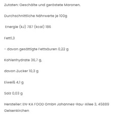 8x Titiz Geröstete Maronen 125 g Maronen geröstet Essfertig Esskestanien (8x125g)