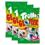 Produktbild anzeigen: 3x Trolli Glotzer gefüllt 75g (3x75g)